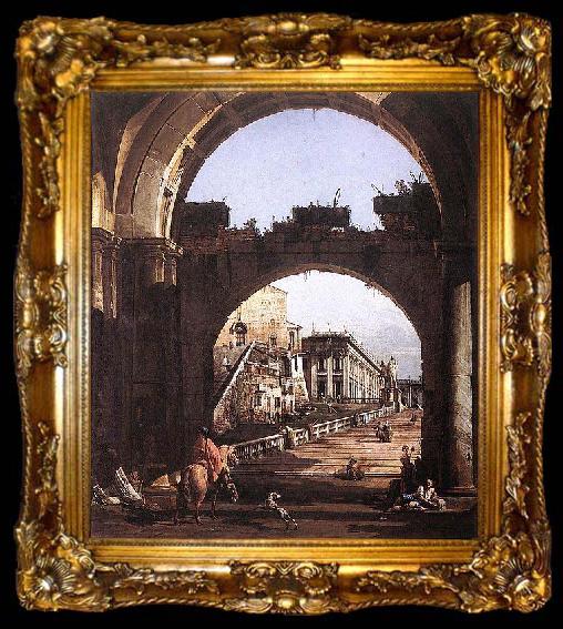 framed  Bernardo Bellotto Bellotto urban scenes have the same, ta009-2